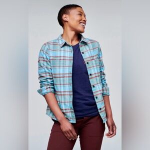 Cotopaxi Mero Organic Flannel Shirt Women’s Size M